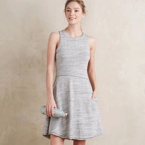 Anthropologie Grey State ball park dress